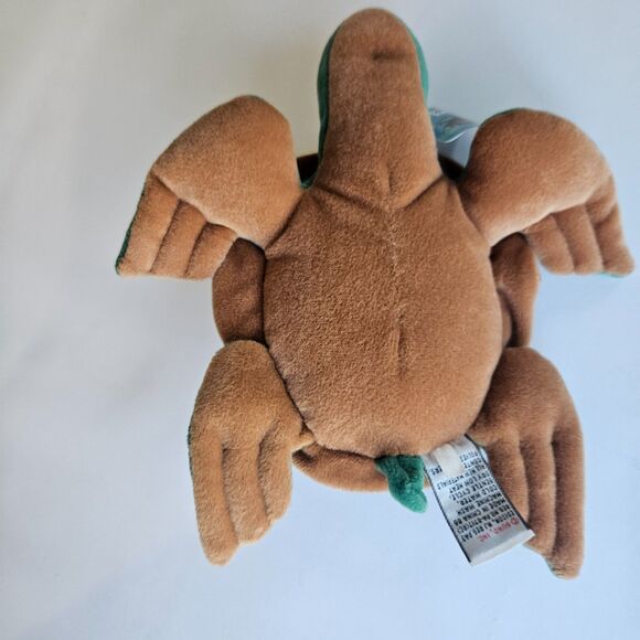 New Gund Sea Turtle WWF Colaboration Dark Green and Browns 10" Plushy - Picture 7 of 8